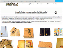 Tablet Screenshot of moleco.com.br